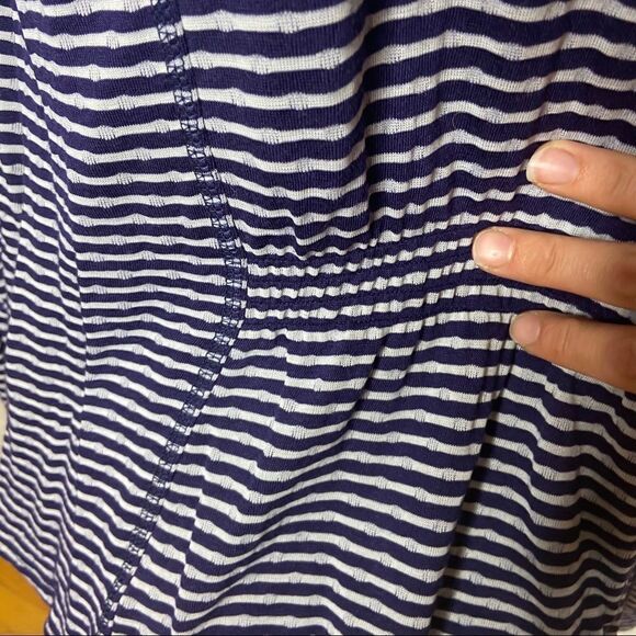 Market & Spruce Stitch Fix blue white open cardi - Picture 6 of 10